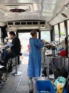 Vets Cesar & Blanca at Work
